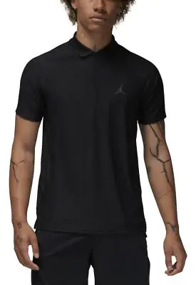 Air Jordan Dri-FIT ADV Sport Men's Jacquard Golf Polo (Black) DZ0548-010 NEW • $69.99