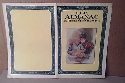Van Nortwick - 1923 Almanac Cover - Grandma & Grandpa Thanksgiving Dinner • $10