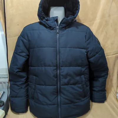 Burton Menswear Jacket Size S Autumn Winter 35 37  Blue Navy Color Zip Excellent • $24.61