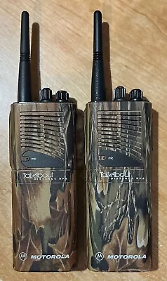 Motorola Talkabout Distance DPS P24SRY03G2AA Camo 5-Miles 2-Way Radio - Set Of 2 • $95