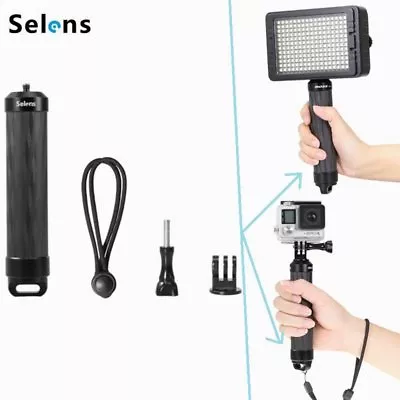 Selens Floating Grip Handheld Selfie Handle Monopod Pole For Gopro / Video Light • £11.93