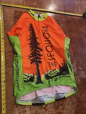 Voler Mens Large Cycling Jersey Sequoia Road Bike Pockets Large #I • $24.49