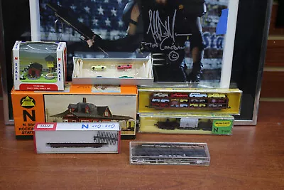 Vintage AHM Kato Minitrix Mini Trains N-scale Lot Of Trains And Parts • $20