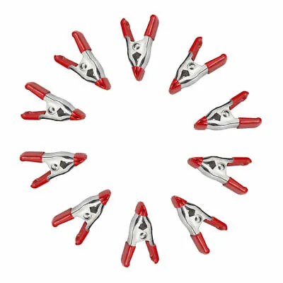 2  Inch Spring Clamps - 10pc Clamp Set - 3/4  Inch Open Jaw Width  • $6.95