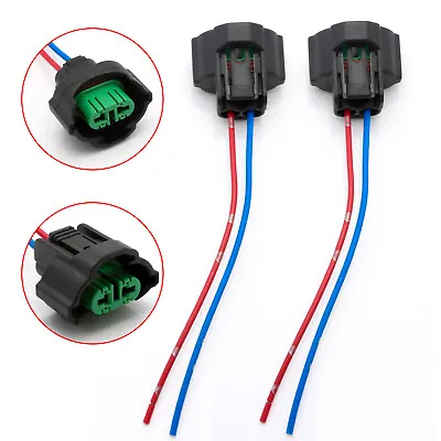 2x Wire Pigtail Female H8 H11 Harness Fog Light Bulb Plug Play Connector Lamp OE • $8.99