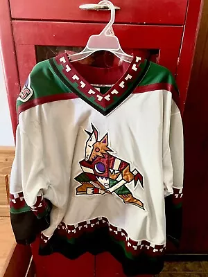 NHL Starter Phoenix Coyotes Men's Hockey Jersey 52-R Vintage With Tie Down • $124