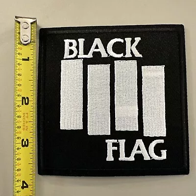 Black Flag  (Embroidered Iron On Patch) Punk/Rock/Metal/Music/Art • $3.99