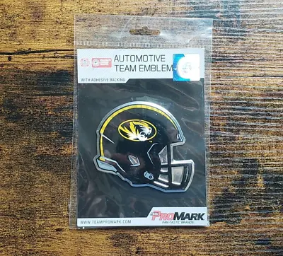🔥 Missouri Tigers Football Helmet Automobile Car Adhesive Emblem 3.75  Wide • $11.99