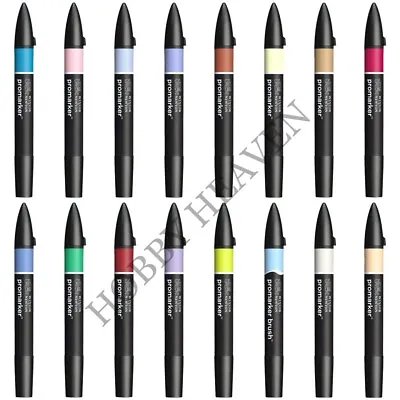 Winsor & Newton Promarker Pens - Full Range Singles Twin Tipped Fast Shipping • £2.89