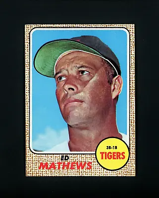 Ed Mathews 1968 Topps (HOF) Detroit Tigers #58 NM-MT • $90
