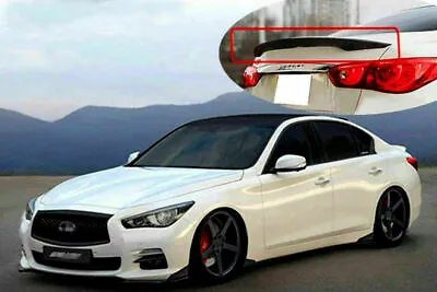 Rear Wing Lip Splitter TRUNK Lid Spoiler For Q50 Q50S 14 15 16 17 18 19 20 21 22 • $114.49