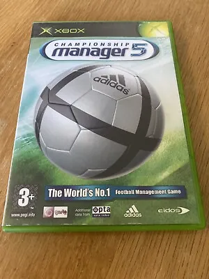 Championship Manager 5 (Microsoft Xbox Original 2005) - PAL - VG Condition • £1.49