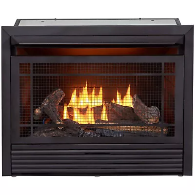 Duluth Forge Dual Fuel Ventless Gas Fireplace Insert 26K BTU Remote FDF300R • $699.99