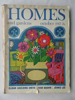 1967 HOMES And GARDENS Magazine October • £15