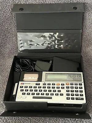 EXCELLENT CONDITION Casio Personal Computer FX-820P W/Case & Manual • £170.29