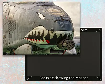 A-10 Warthog Close-Up Handmade 3.25  X 2.25  Fridge Magnet (PMW12012) • $7.95