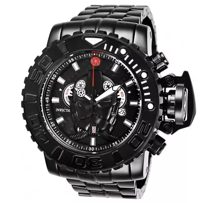 Invicta Star Wars TIE Fighter Pilot Men's 58mm LARGE Limited Chrono Watch 27431 • $268.28