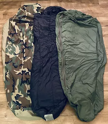 Genuine US Military 2 Pcs. Woodland Gortex Sleep System Winter Summer & Bivy • $247.50