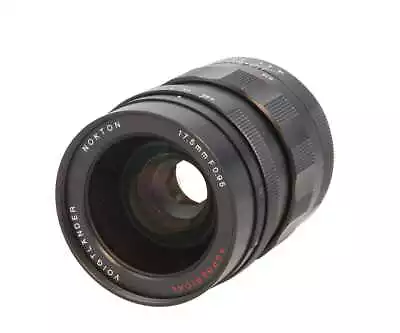 Voigtlander 17.5mm F/0.95 Nokton Aspherical Manual Focus Lens {58} • $450