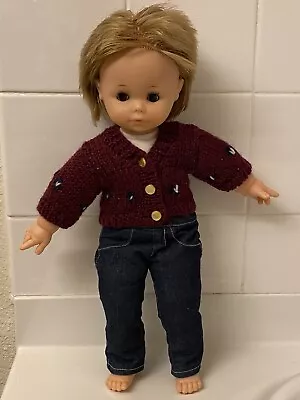 VINTAGE 80’s ZANINI ZAMBELLI BOY SOFT BODIED DOLL W/ OUTFIT- GREAT CONDITION • $12