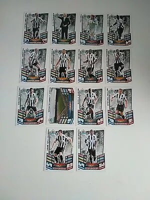 £4.50 • Buy Match Attax 12/13 Newcastle United Squad - X14 Football Trading Cards 