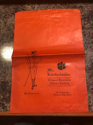 Vintage Shopping Bags From Clemson Athletic Stores.  Clemson Tigers Football • $14.99