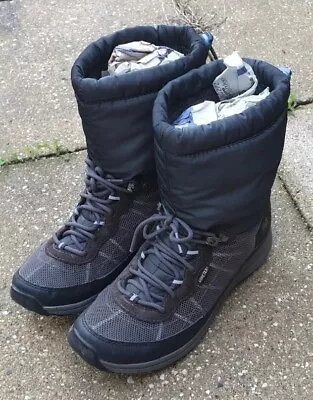 £28 • Buy Clarks Wave Walk Ladies Grey/Brown Winter Boots - Goretex  - SIZE UK 4D