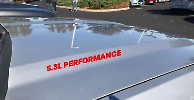 5.3L Performance Hood Decal Sticker Emblem Logo FITS: GM Vortec Chevy Silverado • $17.99