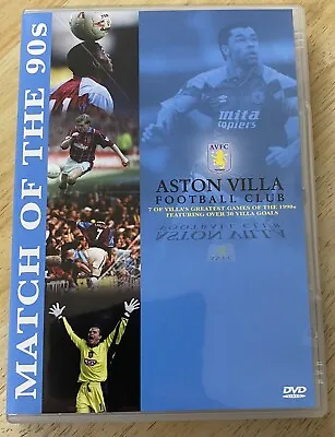 Aston Villa Football Club FC - Match Of The 90s 1990s Game Replays [DVD] • £6.99