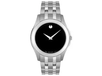 Movado 0605973 Corporate Exclusive Black Dial Silver Tone Men's Watch $895  • $494.50