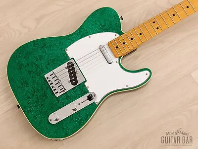 2013 Fender Telecaster Custom TL52B Green Sparkle W/ Upgrades Japan MIJ • $2999.99