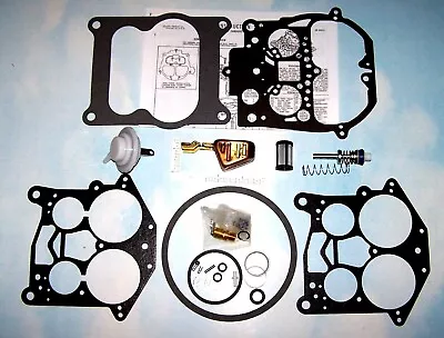 Mercruiser OMC Quadrajet Carburetor Rebuild Kit Choke Pull Off Float Filter • $52.95