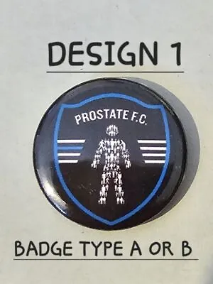 BRAND NEW Prostate Cancer UK 25MM  PIN BADGE - Men United - Raise Awareness • £1.90