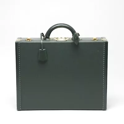 Authentic Louis Vuitton Vintage Taiga Attache Case Business Bag Green • $1470