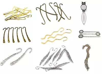 Bookmark Blanks - Metal - Various Styles - With Loop To Add Beads & Charms • £5.99