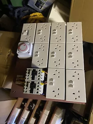 /18 Way Contactor Board MDF 40a Grow Light Socket Timer Hydroponics • £60