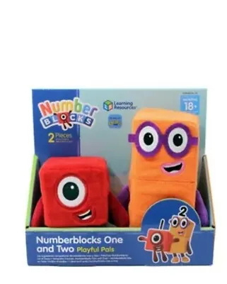 Numberblocks One And Two Plushies Playful Pals Soft Toys CBeebies Plush Toys  • £19.99