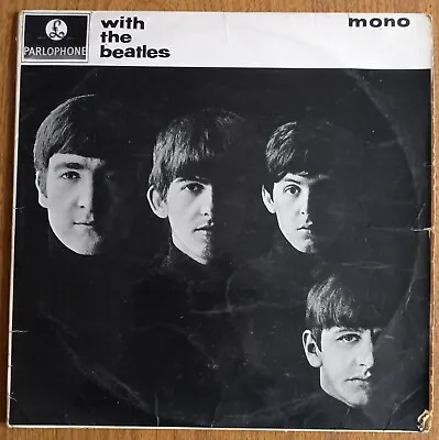 £45 • Buy WITH THE BEATLES MONO VINYL LP Rare Original UK PMC 1206 VG/VG