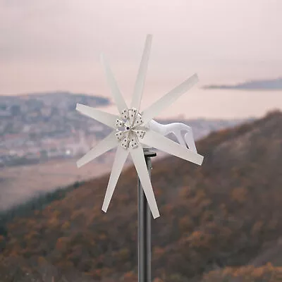 Wind Turbine Generator Kit 600W 12V W/ 8 Blades Wind Power Generator For Marine • $237