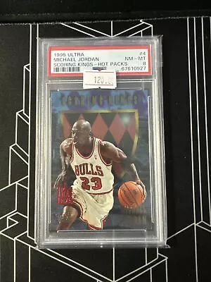 1995 Ultra Scoring Kings Hot Packs #4 Michael Jordan PSA 8 • $115