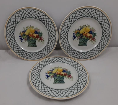 Villeroy & Boch BASKET - 3 X Salad / Dessert Plates 21.5cm • £29.99