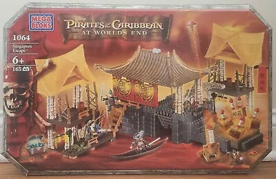 Mega Bloks Pirates Of The Caribbean At Worlds End 1064 Singapore Escape (NEW) • $337.20