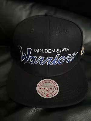 Mitchell & Ness Golden State Warriors Team Script 2.0 Adjustable Snapback Hat • $34.49