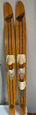1960's (Vintage) Thompson White Ash Water Skis #DB69C • $148.99