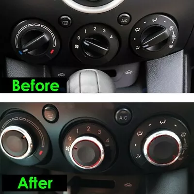 3 Pcs For Mazda 2 Air Conditioning Knob M2 Aluminum Air Conditioning Knob Button • $14.34