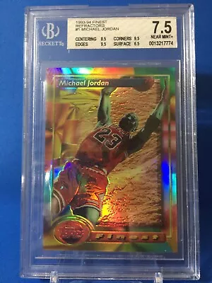 1993-'94 Finest Refractor #1 Michael Jordan NM+ • $1175