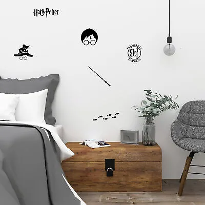 £4.99 • Buy Small Harry Potter Vinyl Wall Art Decal Sticker Set Kids Bedroom Decoration