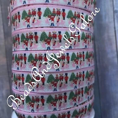 Christmas Foe Christmas Elastic Christmas Hair Tie Christmas Nutcracker Foe-5/8” • $1.25