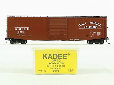 HO Scale Kadee #6003 GM&O Gulf Mobile & Ohio 50' Box Car #9758 - Custom  • $59.95