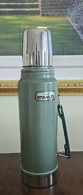 Aladdin Stanley A-944DH 1 Quart Green Thermos With Handle Made In USA Vintage • $23